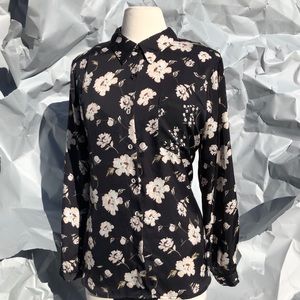Floral Button Down